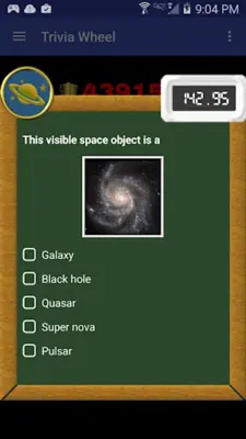 Science Trivia Wheel android App screenshot 2